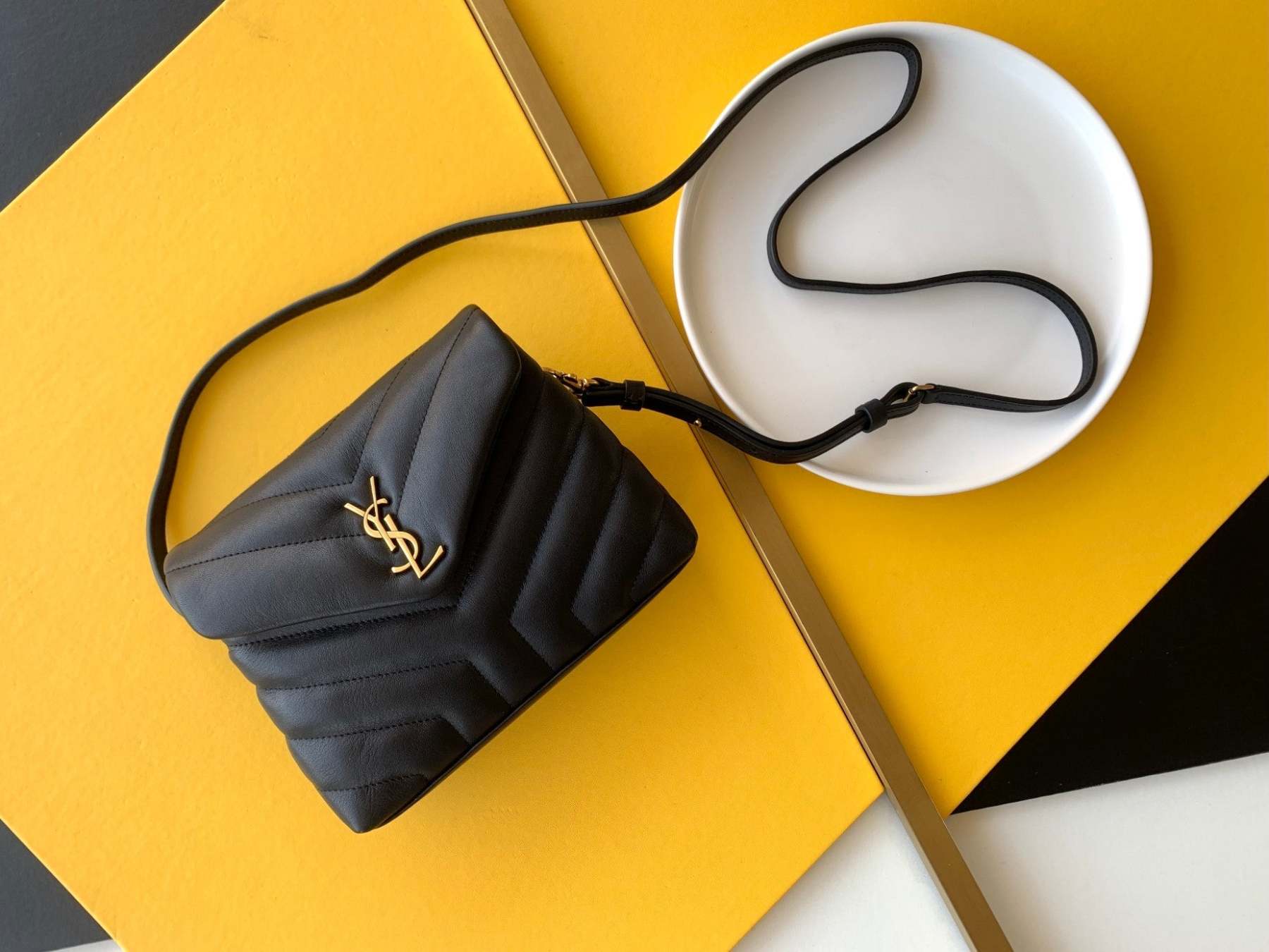 Y Loulou Toy Bag In Matelasse  Y Leather