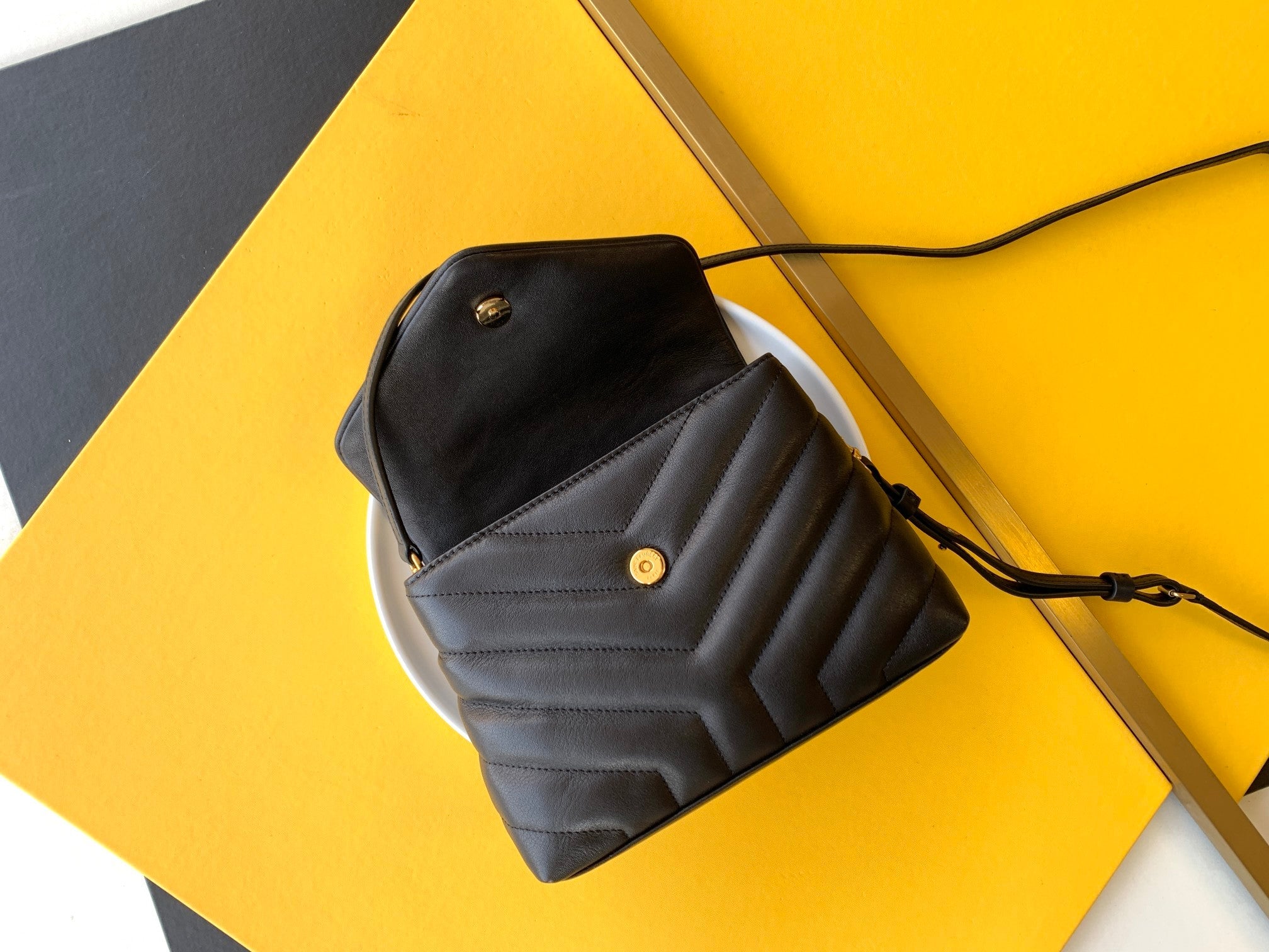 Y Loulou Toy Bag In Matelasse  Y Leather