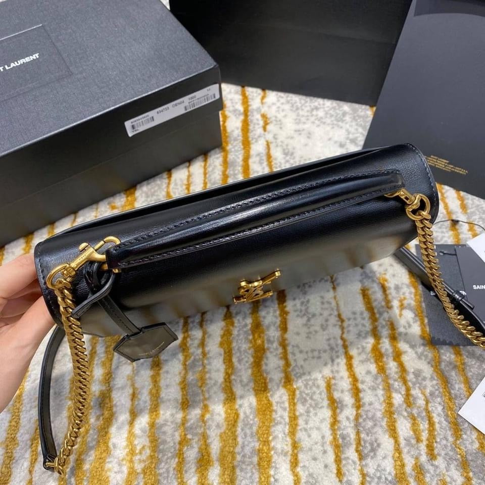 Y Medium Sunset Satchel in Smooth Leather Bag