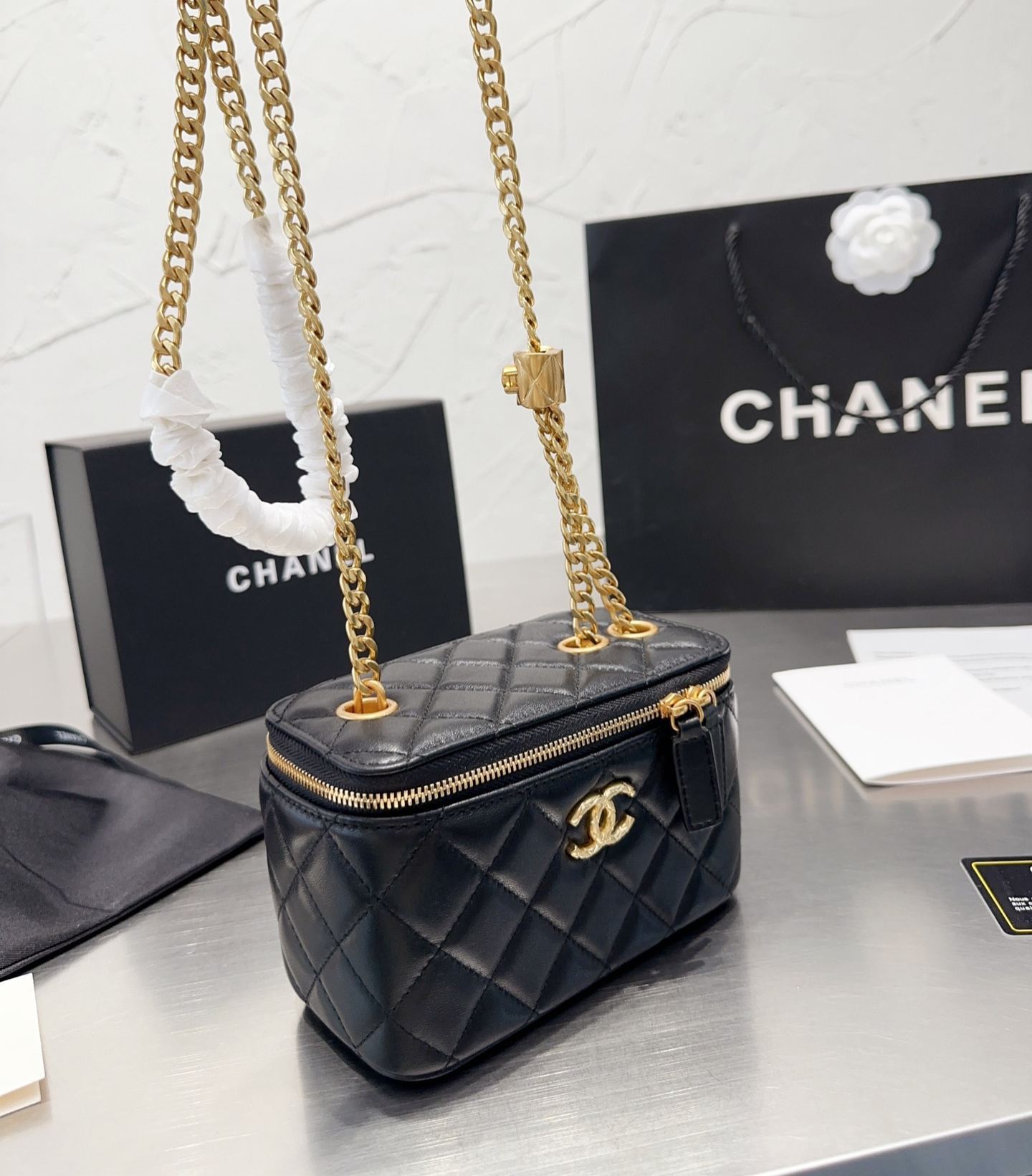 22K小金珠調節扣WOC黑金– SassyDuo