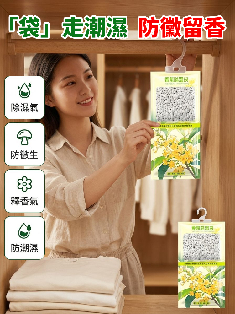 掛式除濕防黴乾燥袋