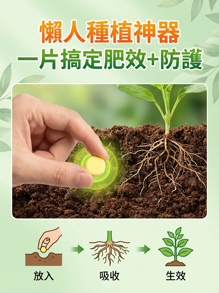 【肥效/防護二合一】懶人植保神器硼肥片