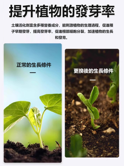 【出芽率提升30%】新升級家用園藝土壤劑
