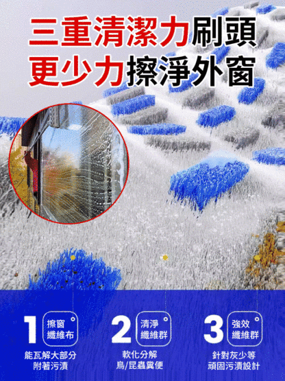 高層萬向擦玻璃神器