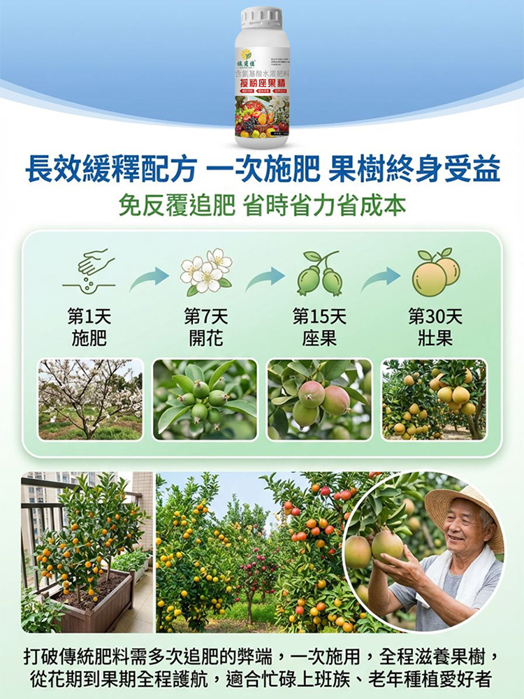 授粉座果精催花促花防落素保花保果座果靈防裂番茄南瓜果樹授粉藥