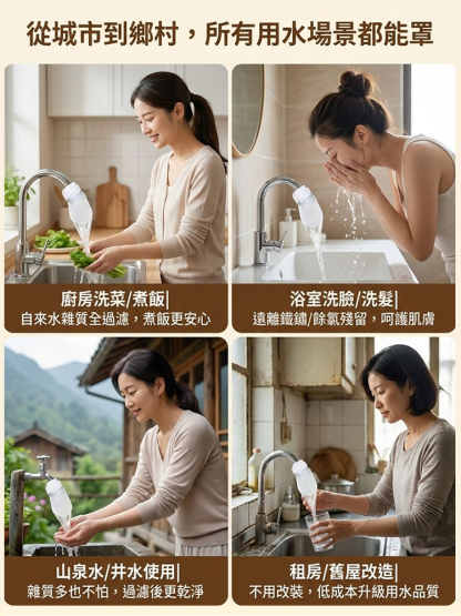 【洗滌水淨化】食品級高密水龍頭過濾棉