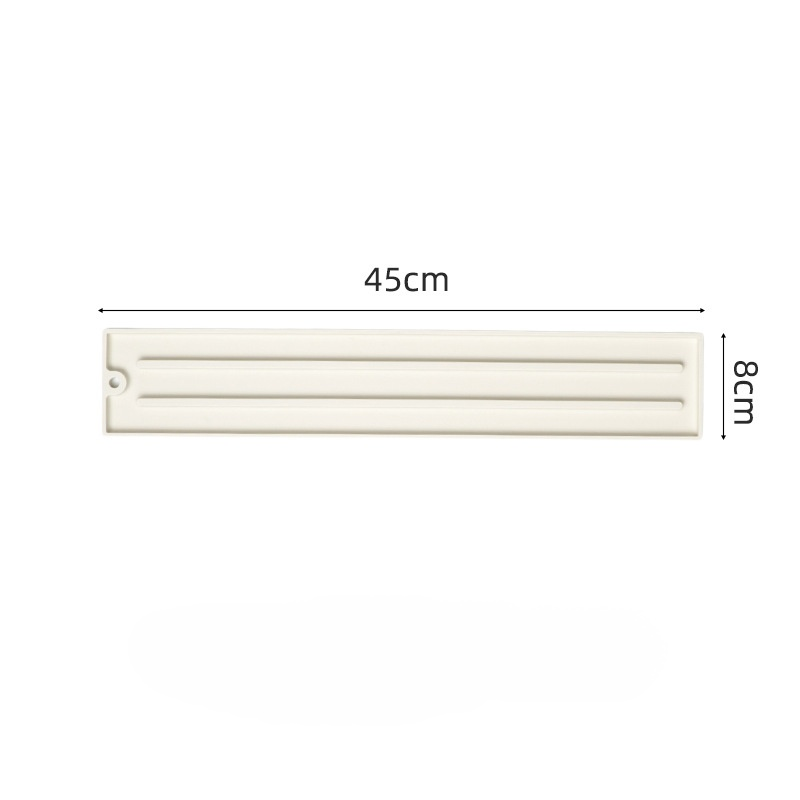 檯面鍋蓋收納矽膠窄縫防滑墊