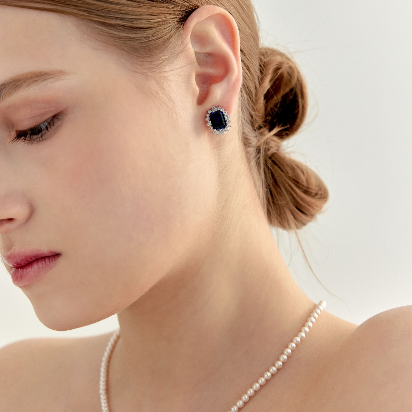 Blue Cluster Earrings 블루 클러스터 귀걸이