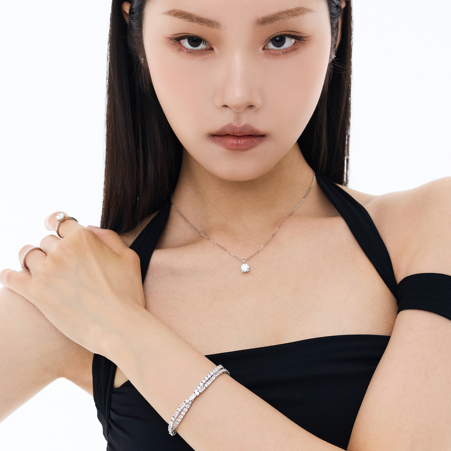 Baguette & Round Tennis Bracelet 바게트 라운드 테니스 팔찌