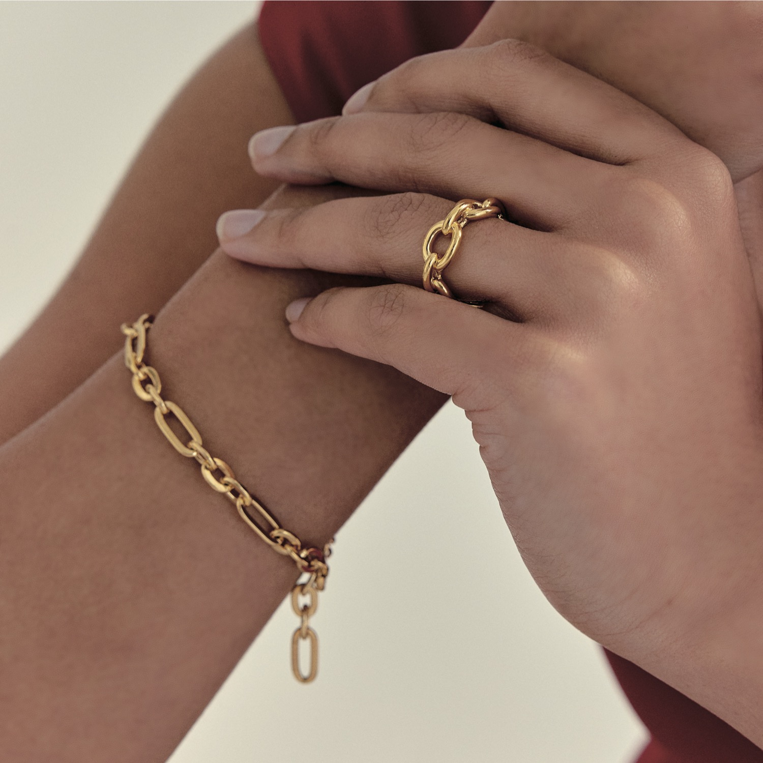 Bold Chain layered Bracelet 볼드 체인 레이어드 팔찌