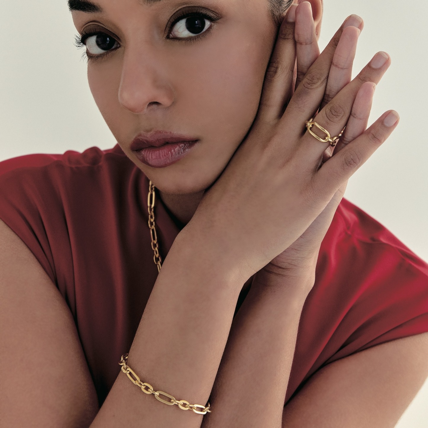 Bold Chain layered Bracelet 볼드 체인 레이어드 팔찌