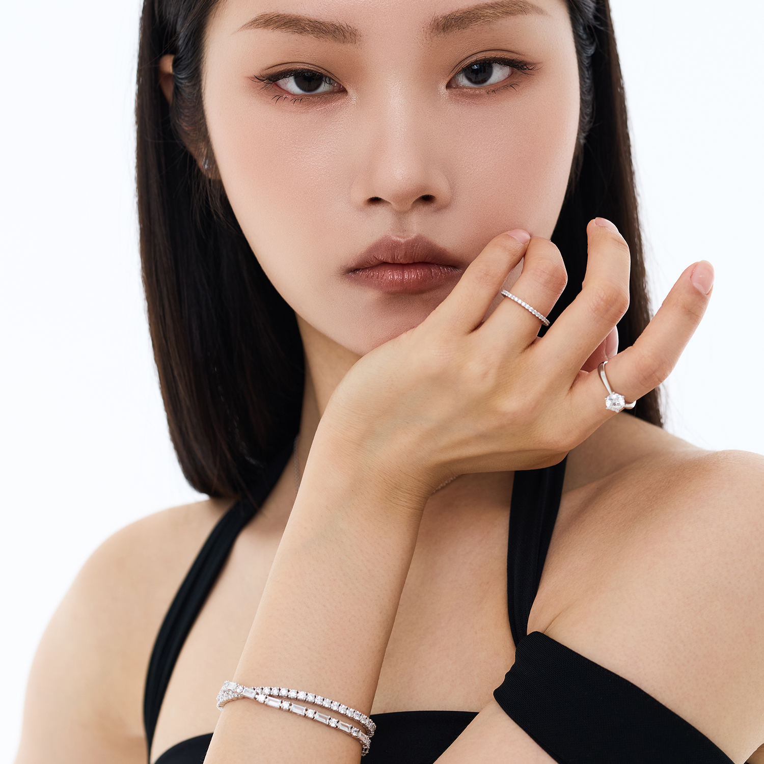 Baguette & Round Tennis Bracelet 바게트 라운드 테니스 팔찌