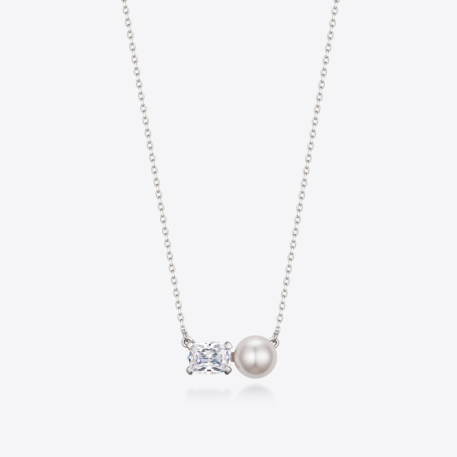 Cushion Pearl Necklace (W) 쿠션 펄 목걸이