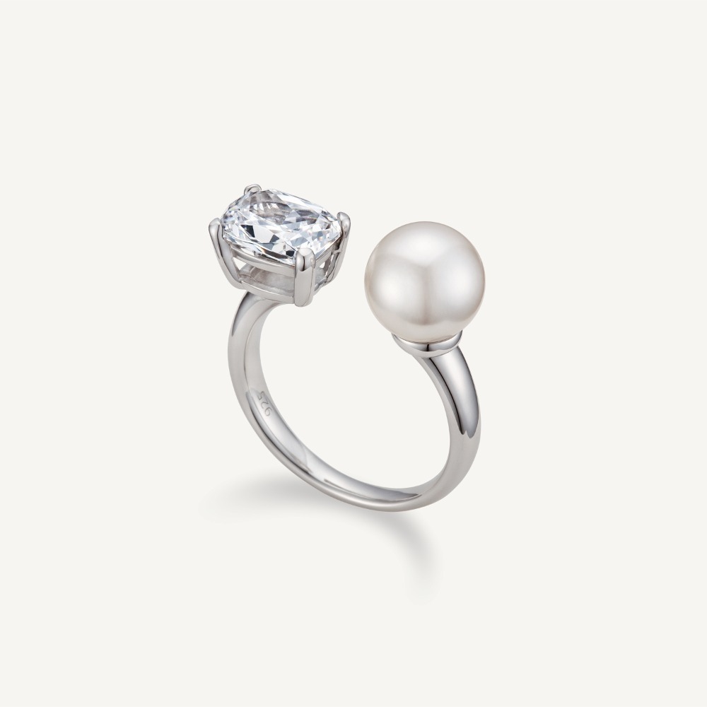 Cushion Pearl Ring (W) 쿠션 펄 반지