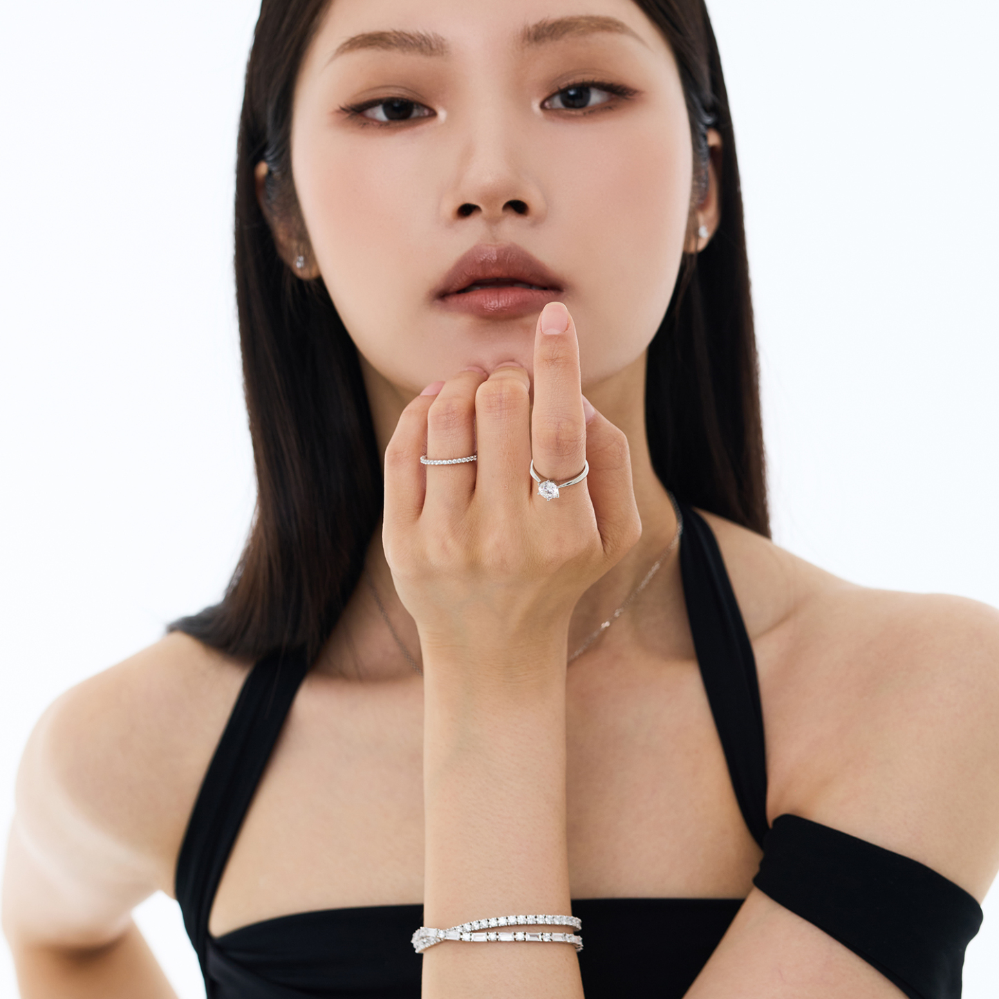 Baguette & Round Tennis Bracelet 바게트 라운드 테니스 팔찌