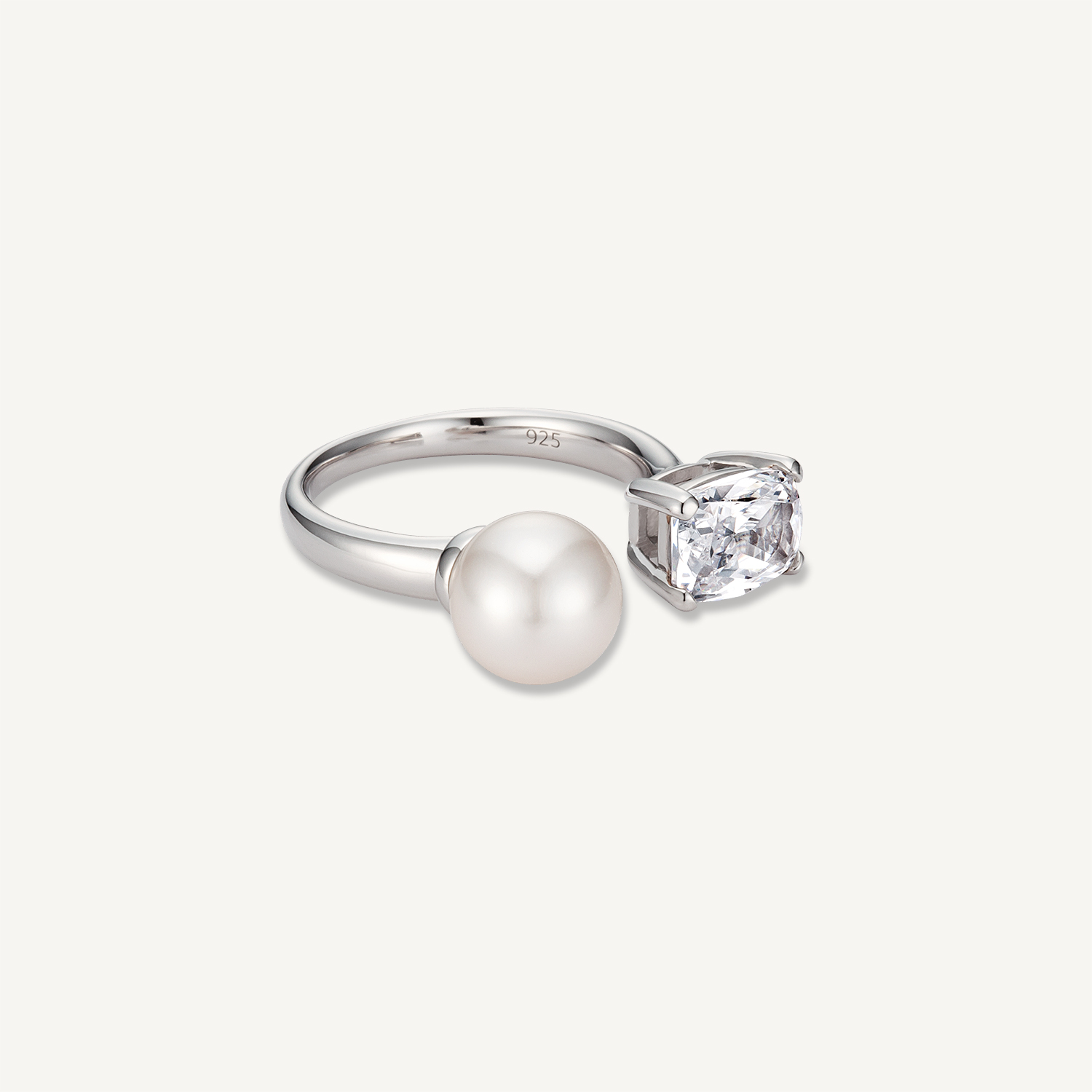 Cushion Pearl Ring (W) 쿠션 펄 반지