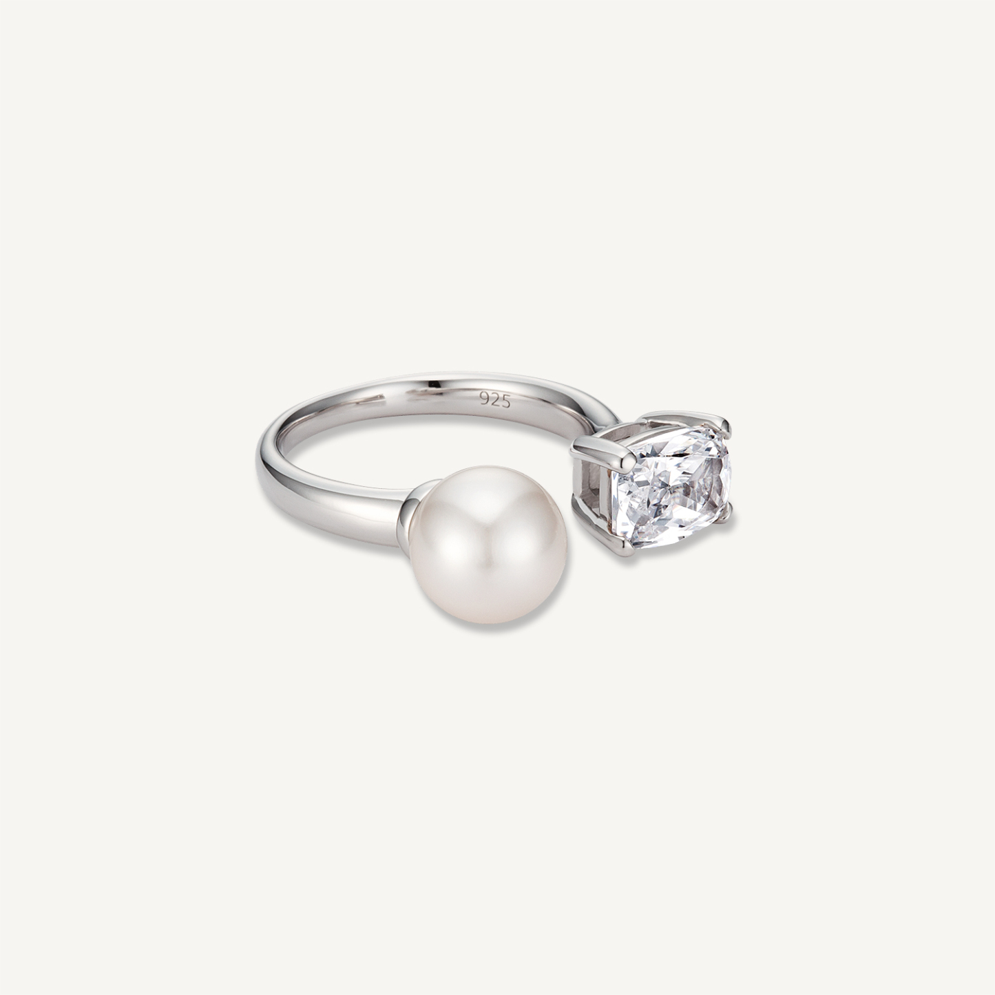 Cushion Pearl Ring (W) 쿠션 펄 반지