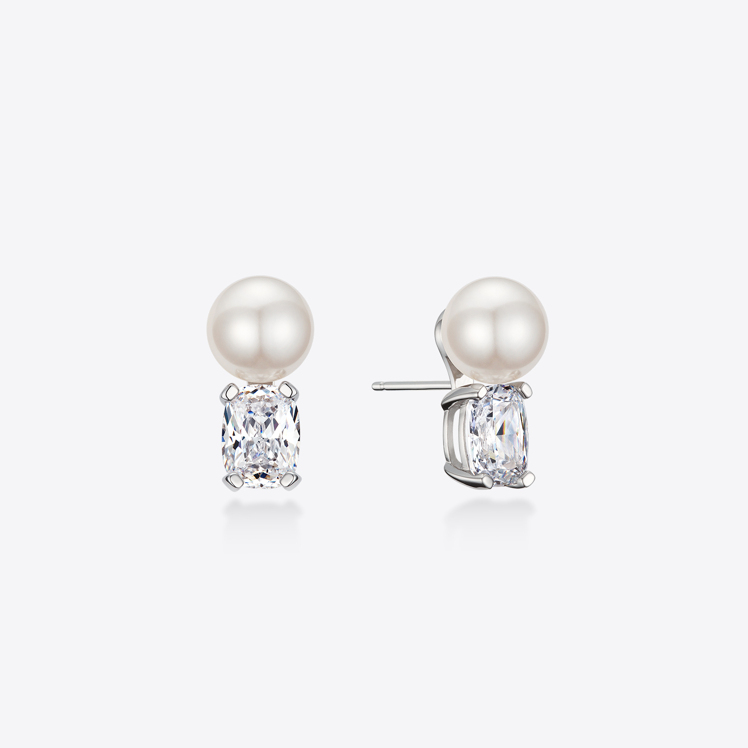 Cushion Pearl Earrings 쿠션 펄 귀걸이 