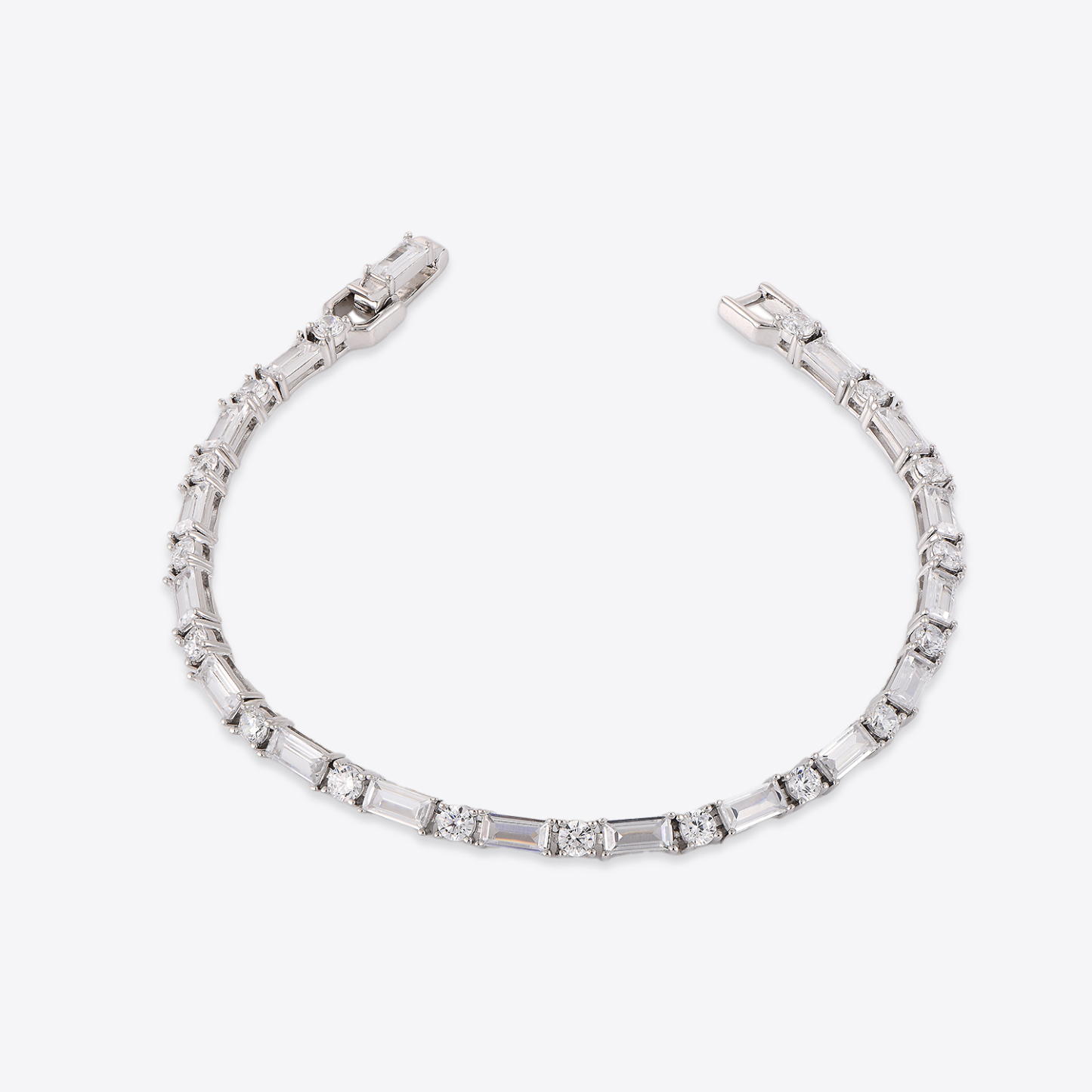 Baguette & Round Tennis Bracelet 바게트 라운드 테니스 팔찌
