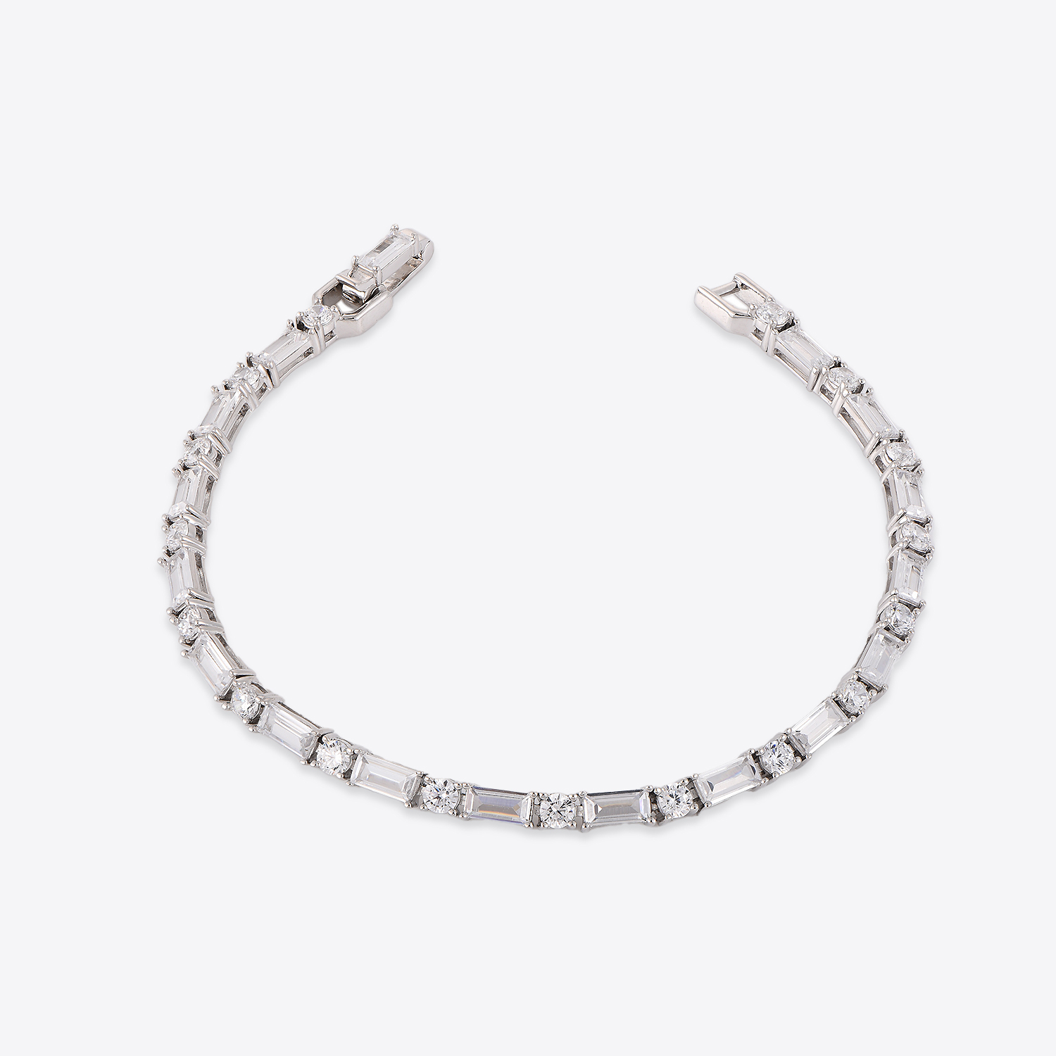 Baguette & Round Tennis Bracelet 바게트 라운드 테니스 팔찌