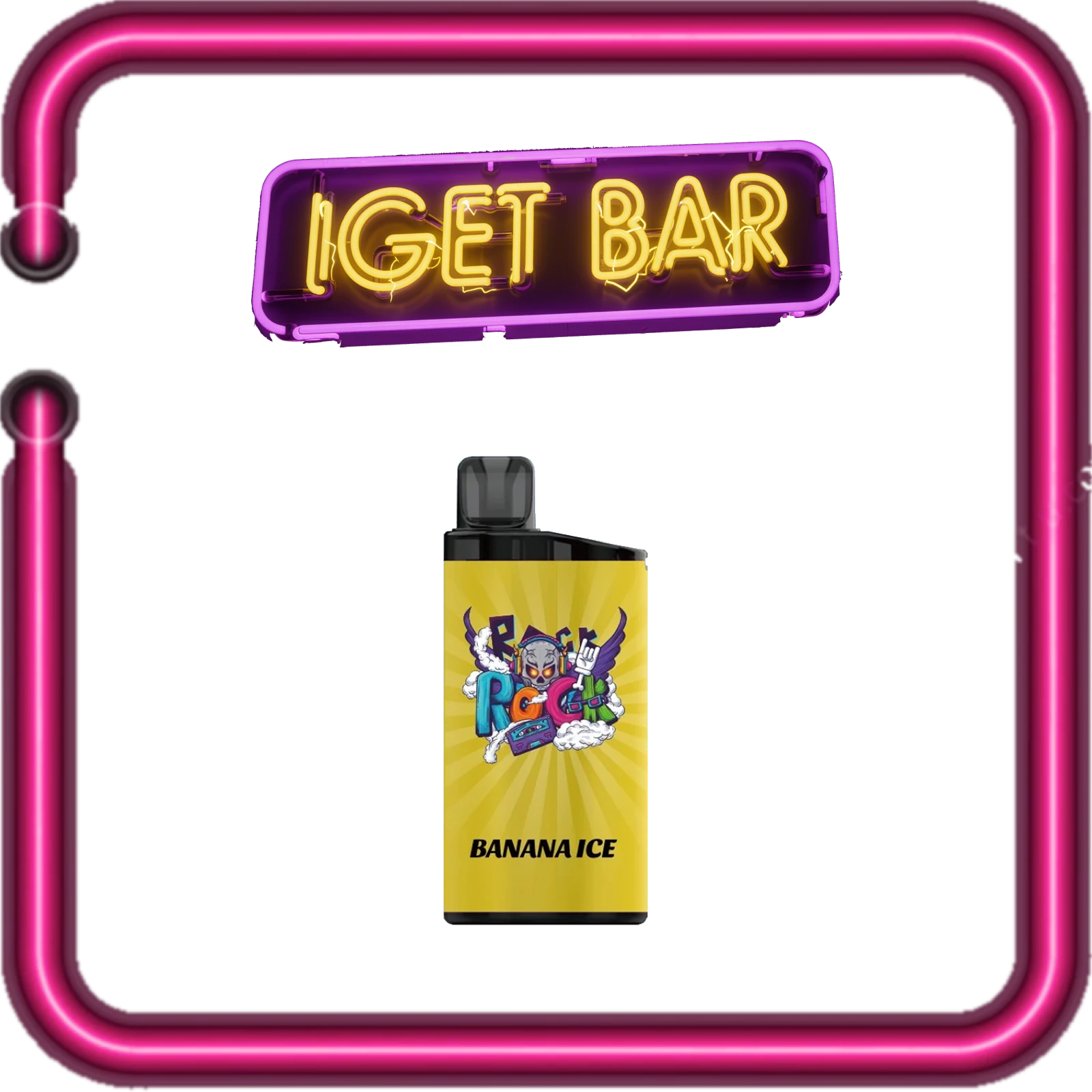 Banana Pomegranate Cherry Ice Iget Bar