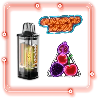 Blackberry Cherry Pomegranate Ice Gunnpod Moss Pod