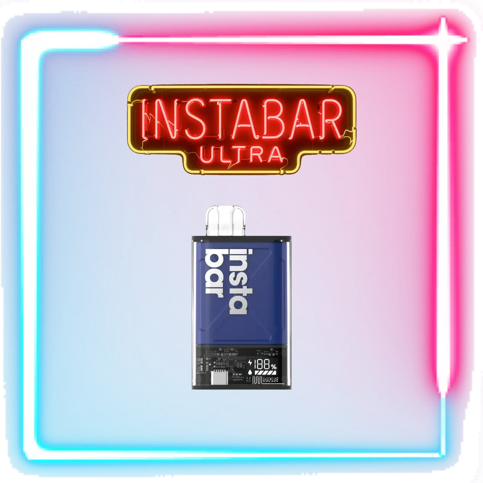 Blue Razz lce Insta Bar Ultra