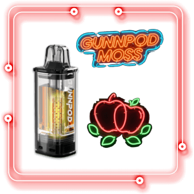 Double Apple Shisha Gunnpod Moss Pod