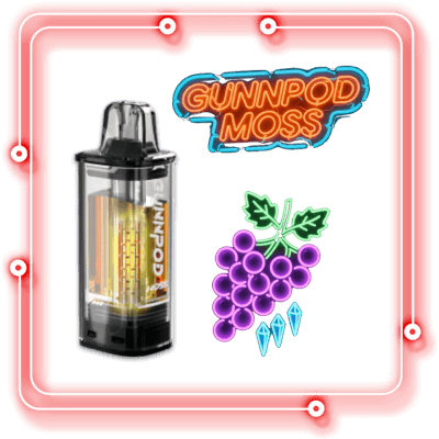 Juicy Grape Ice Gunnpod Moss Pod