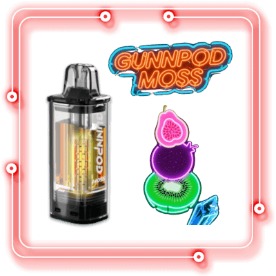 Kiwi Passionfruit Guava Ice Gunnpod Moss Pod