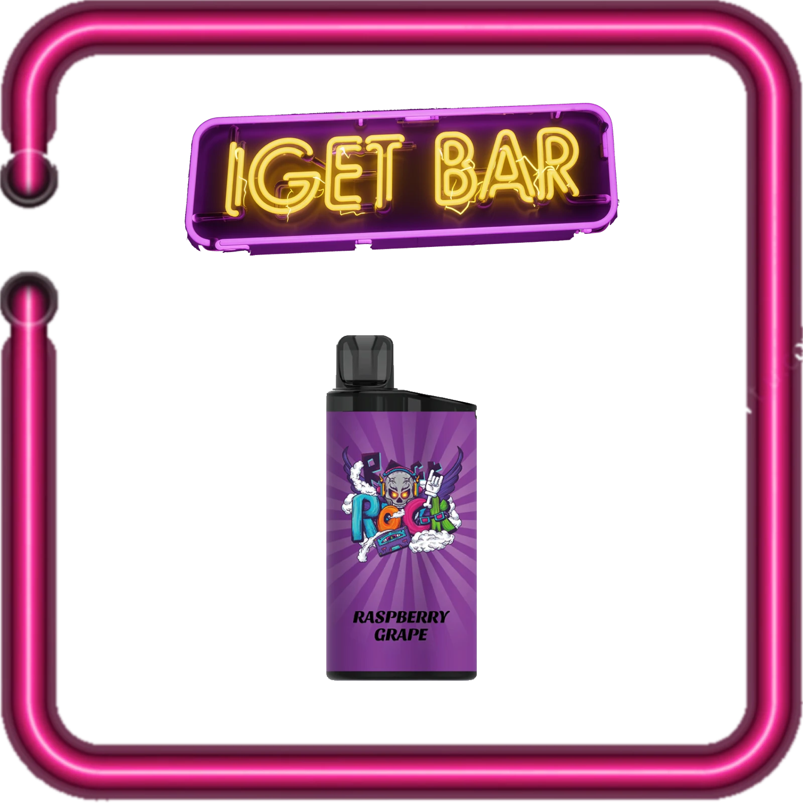 Raspberry Grape Iget Bar