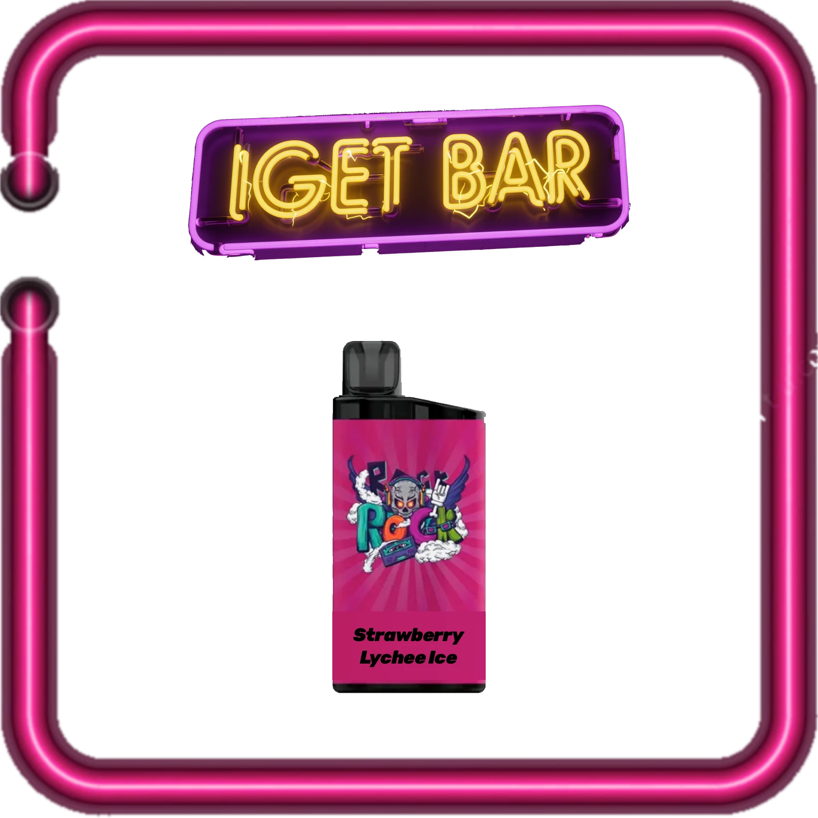 Strawberry Lychee Ice Iget Bar