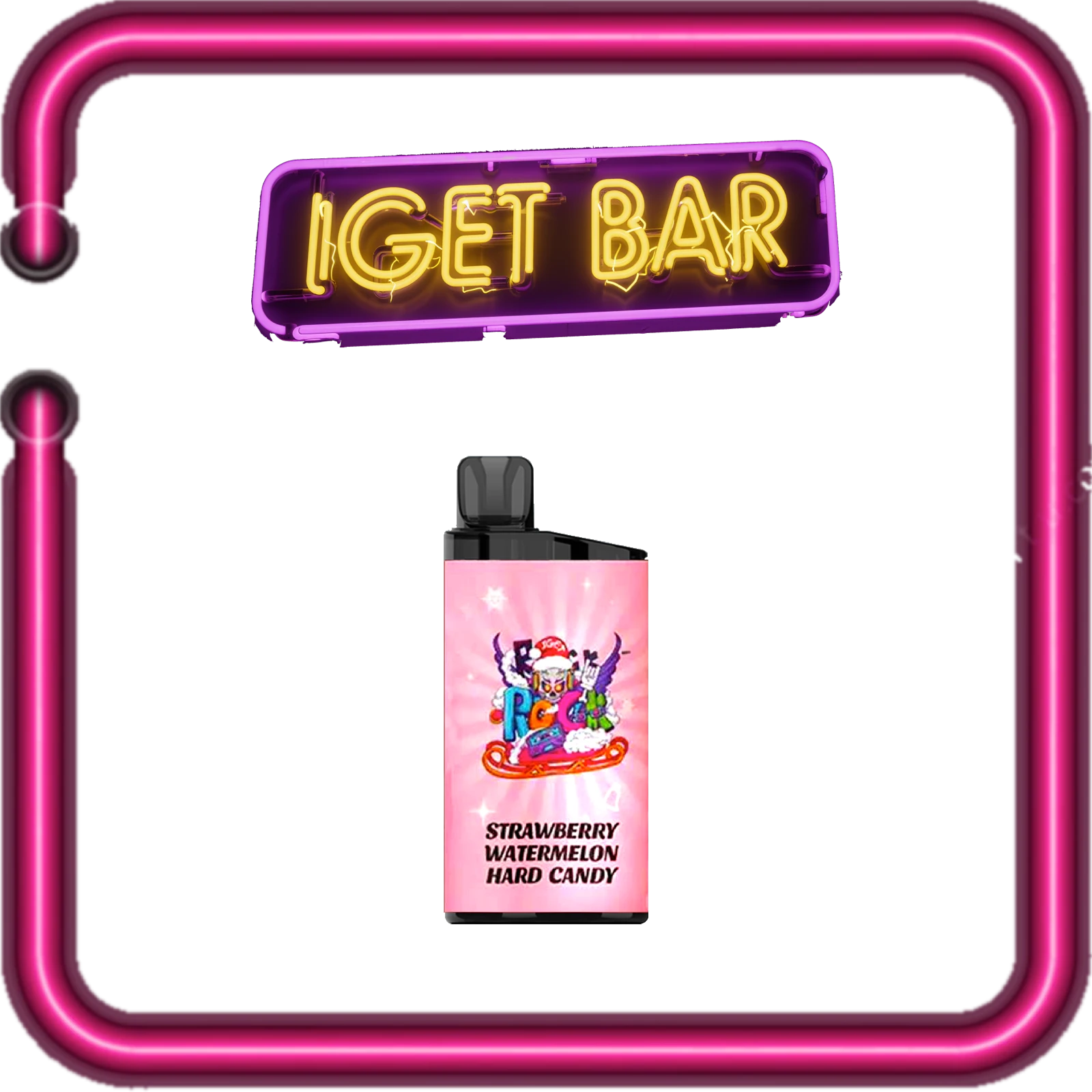 Strawberry Watermelon Hard Candy Iget Bar