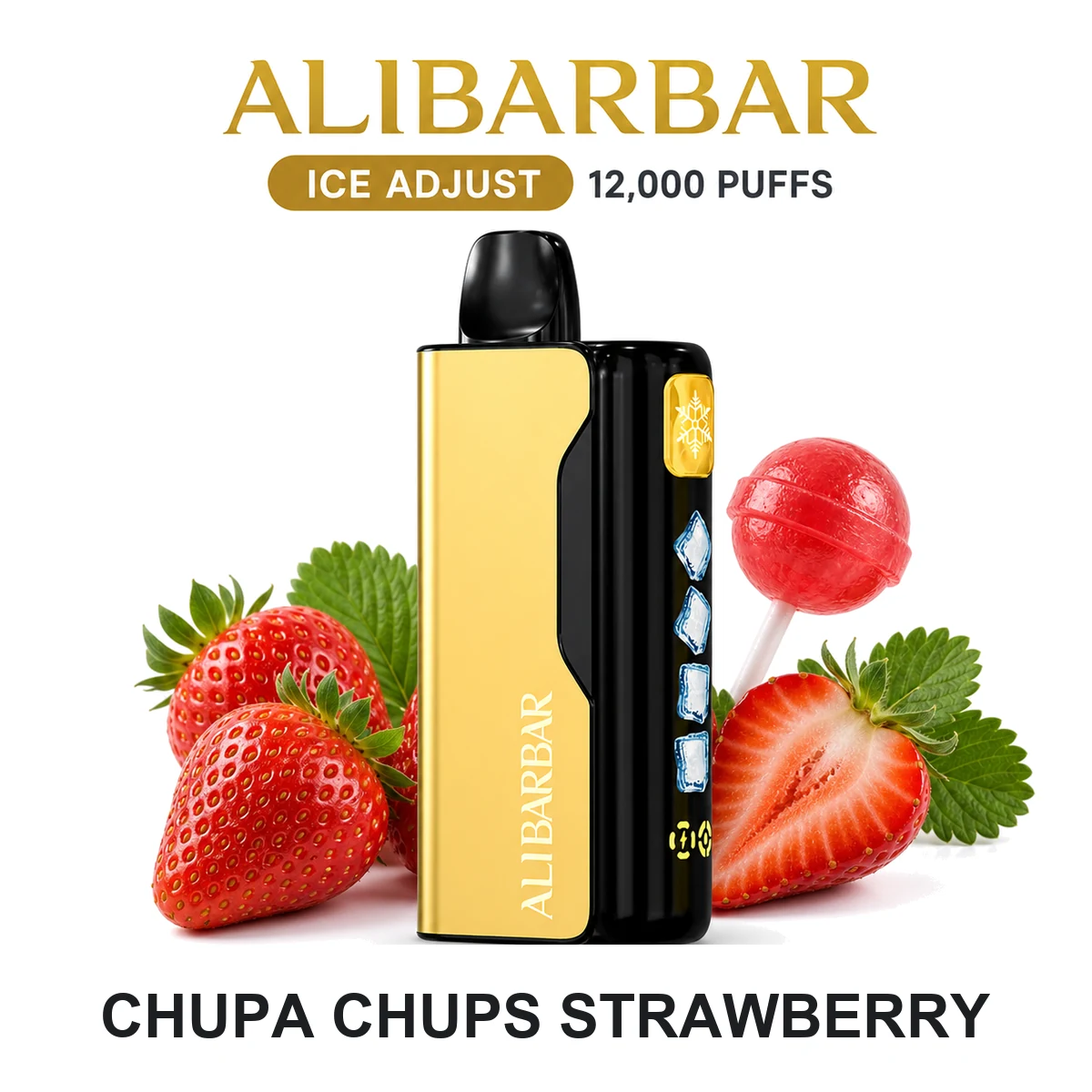 Chupa Chups Strawberry ALIBARBAR ICE ADJUST