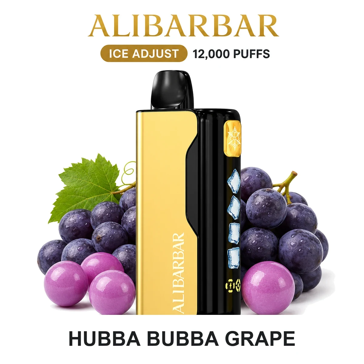 Hubba Bubba Grape ALIBARBAR ICE ADJUST