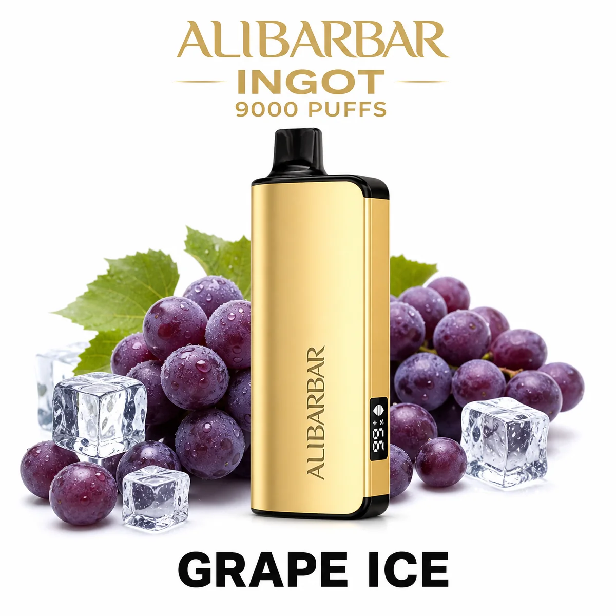 Grape Ice ALIBARBAR Ingot 9000 Puffs