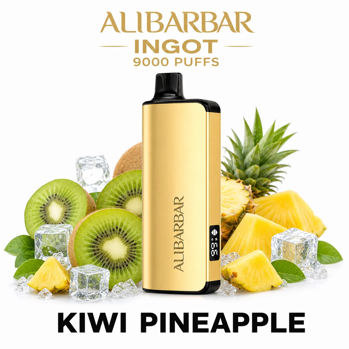 Kiwi Pineapple ALIBARBAR Ingot 9000 Puffs