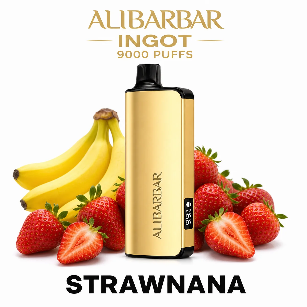Strawnana ALIBARBAR Ingot 9000 Puffs