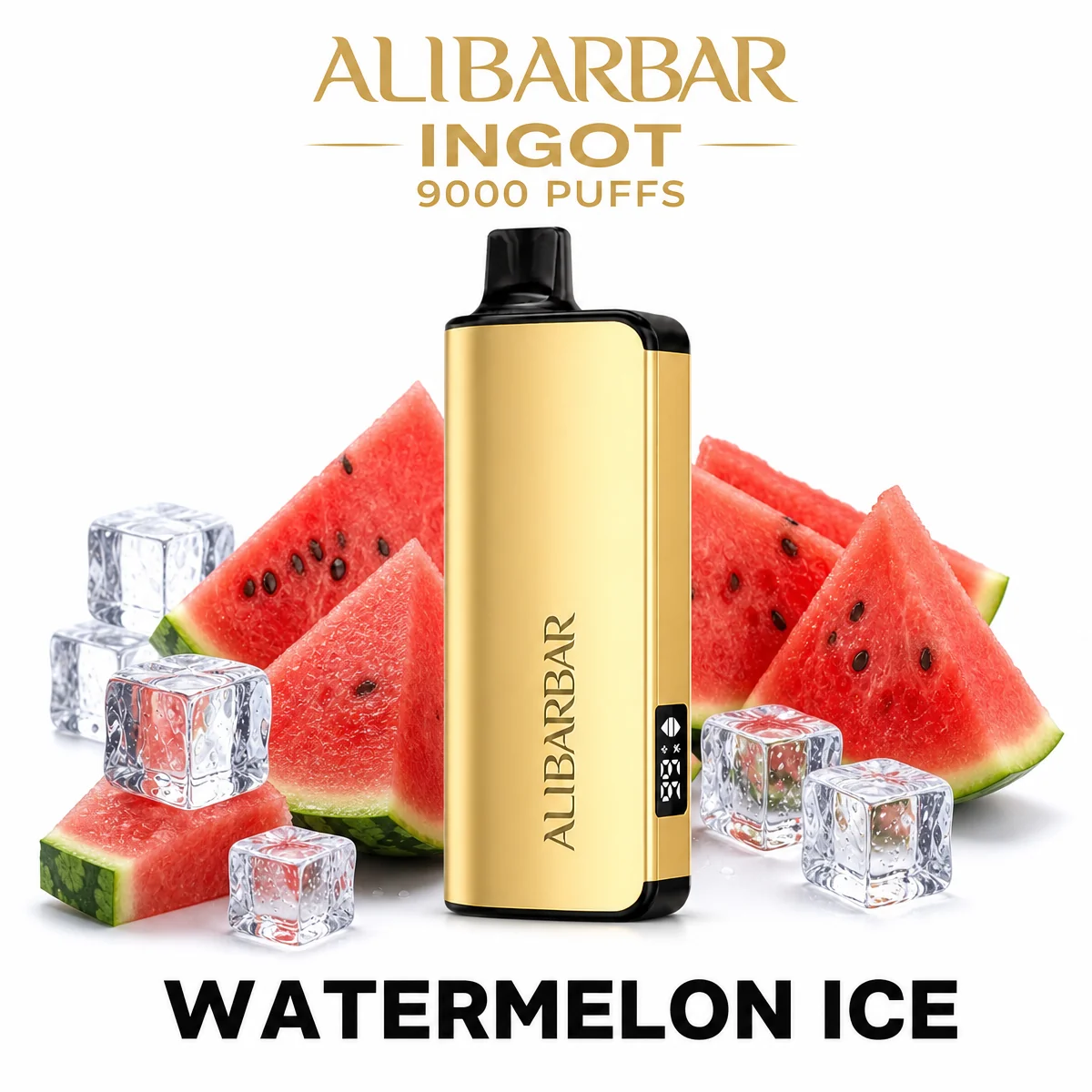 Watermelon Ice ALIBARBAR Ingot 9000 Puffs