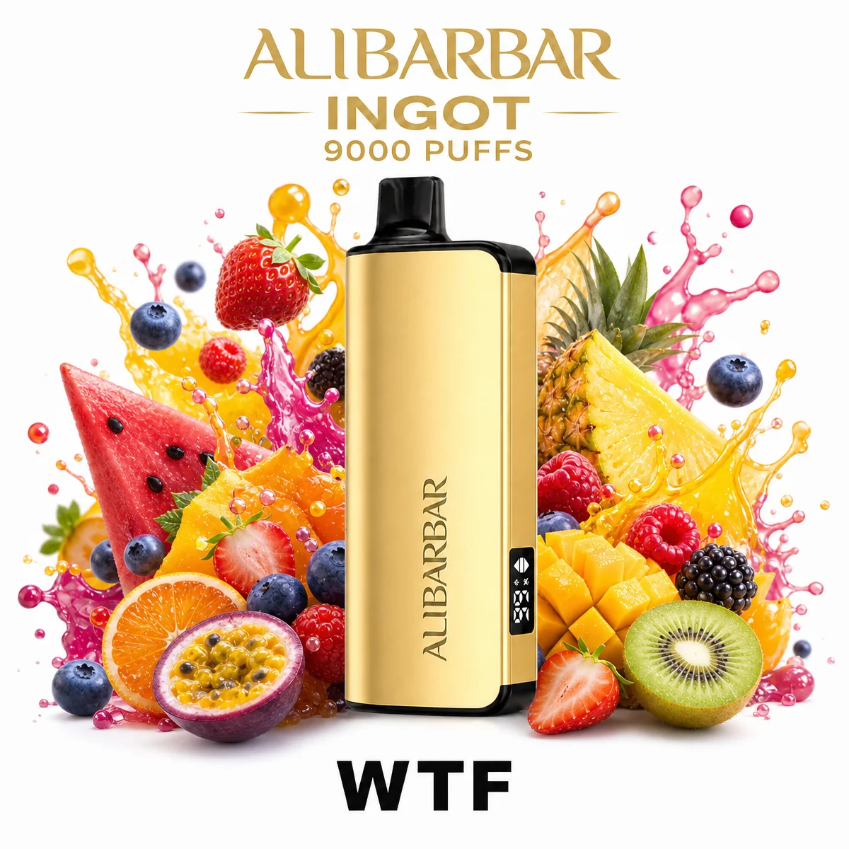 WTF (Grapefruit) ALIBARBAR Ingot 9000 Puffs