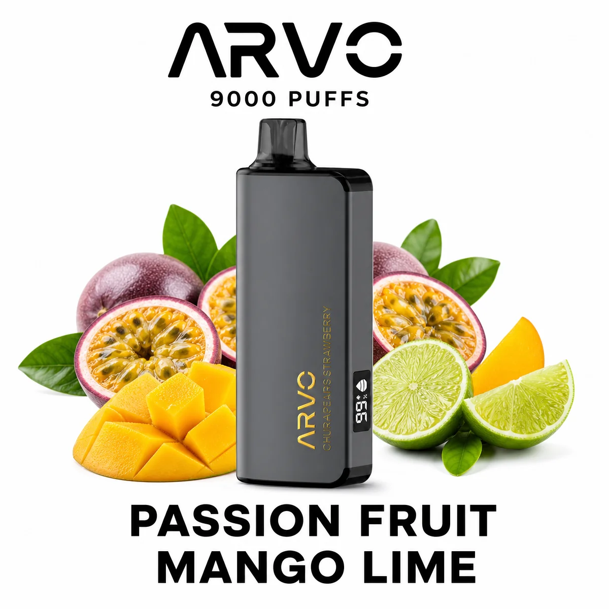 Passion Fruit Mango Lime ARVO 9000 Puffs