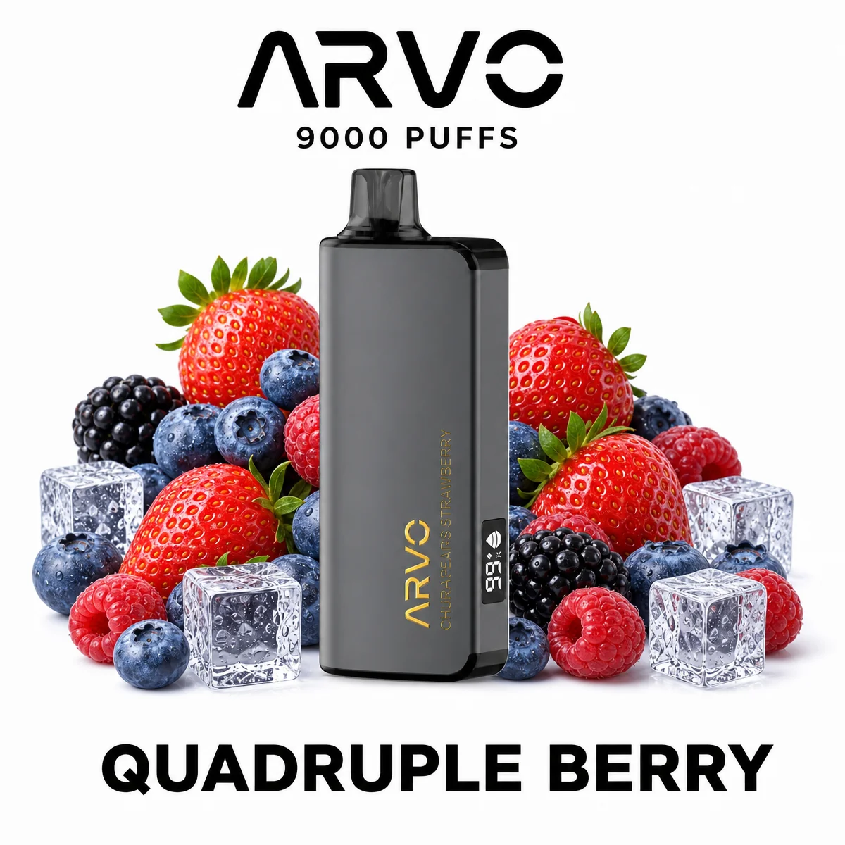Quadruple Berry ARVO 9000 Puffs