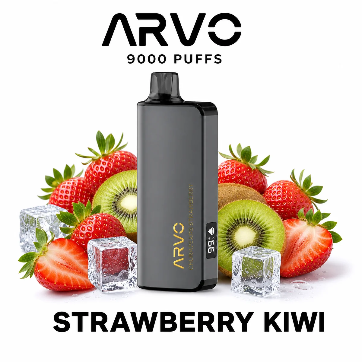 Strawberry Kiwi ARVO 9000 Puffs