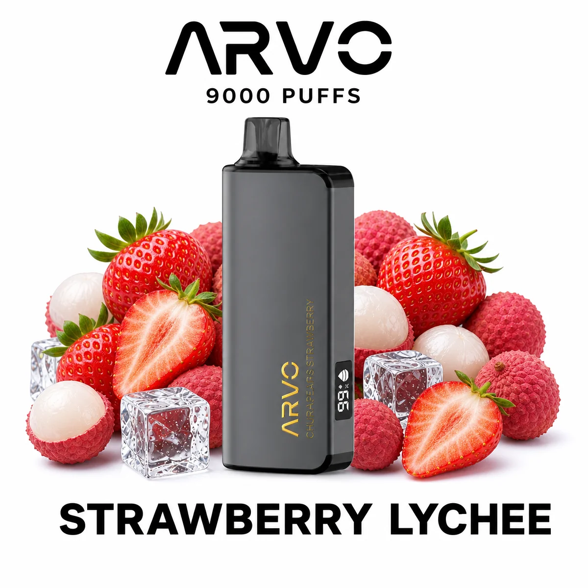 Strawberry Lychee ARVO 9000 Puffs