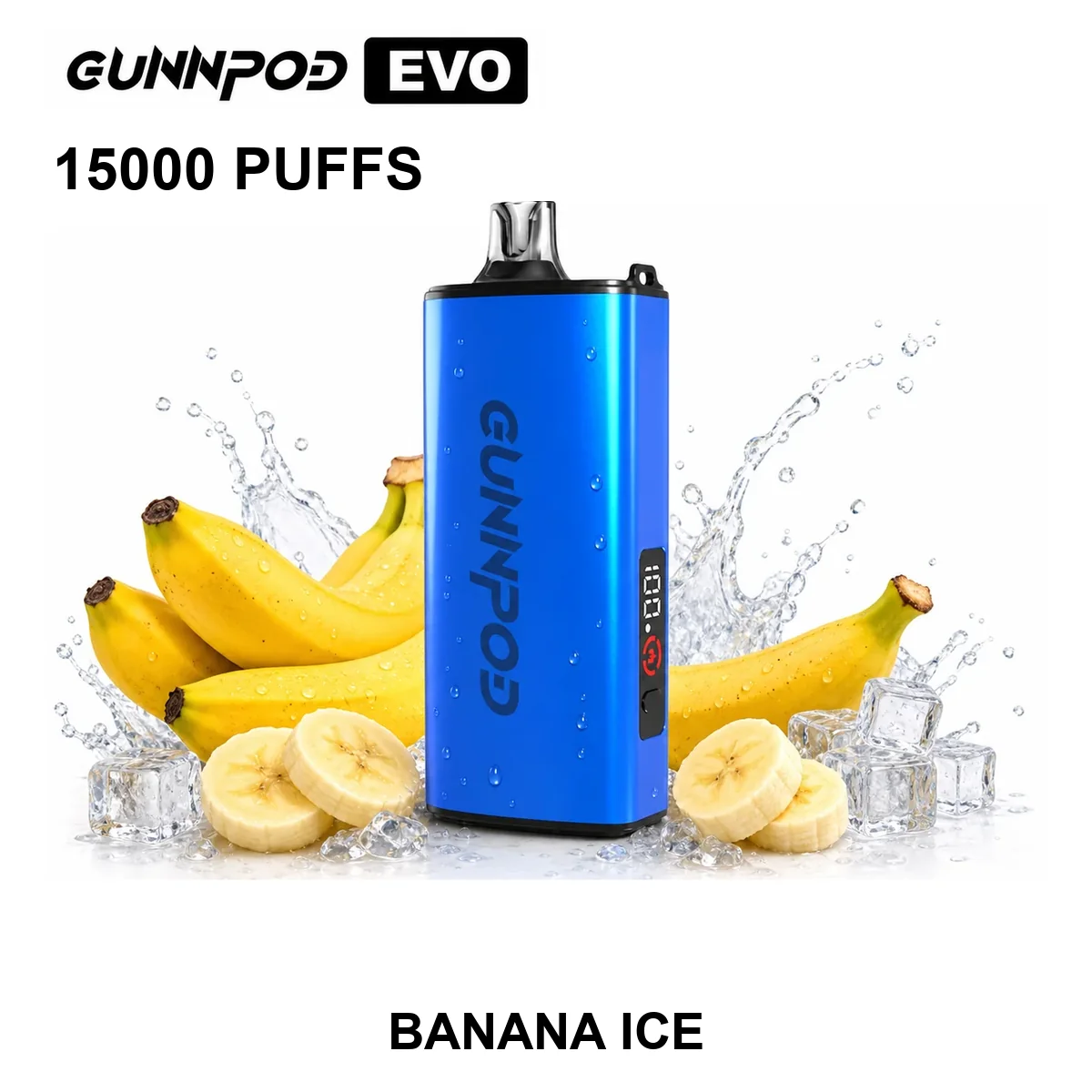 Banana Ice Gunnpod EVO 15000 Puffs