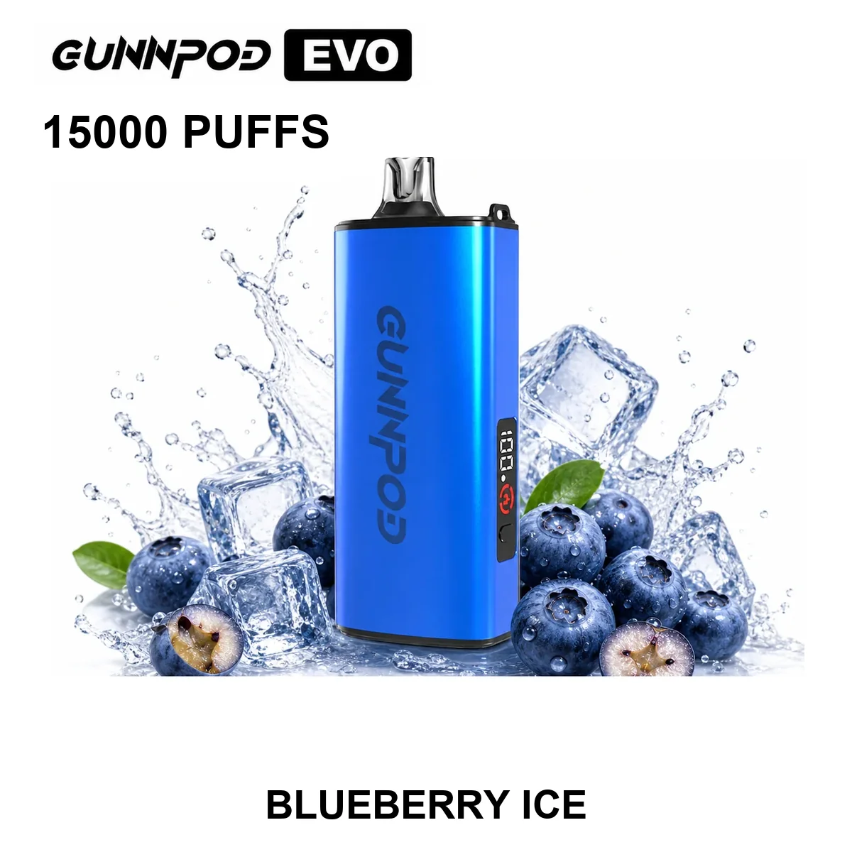 Blueberry Ice Gunnpod EVO 15000 Puffs
