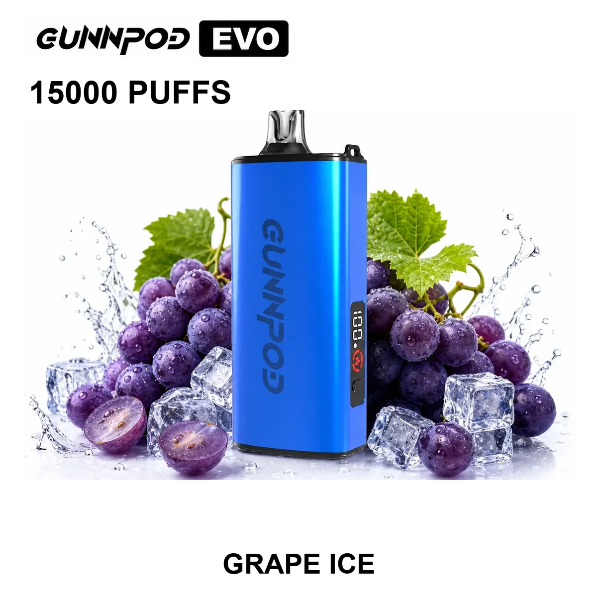 Grape Ice Gunnpod EVO 15000 Puffs