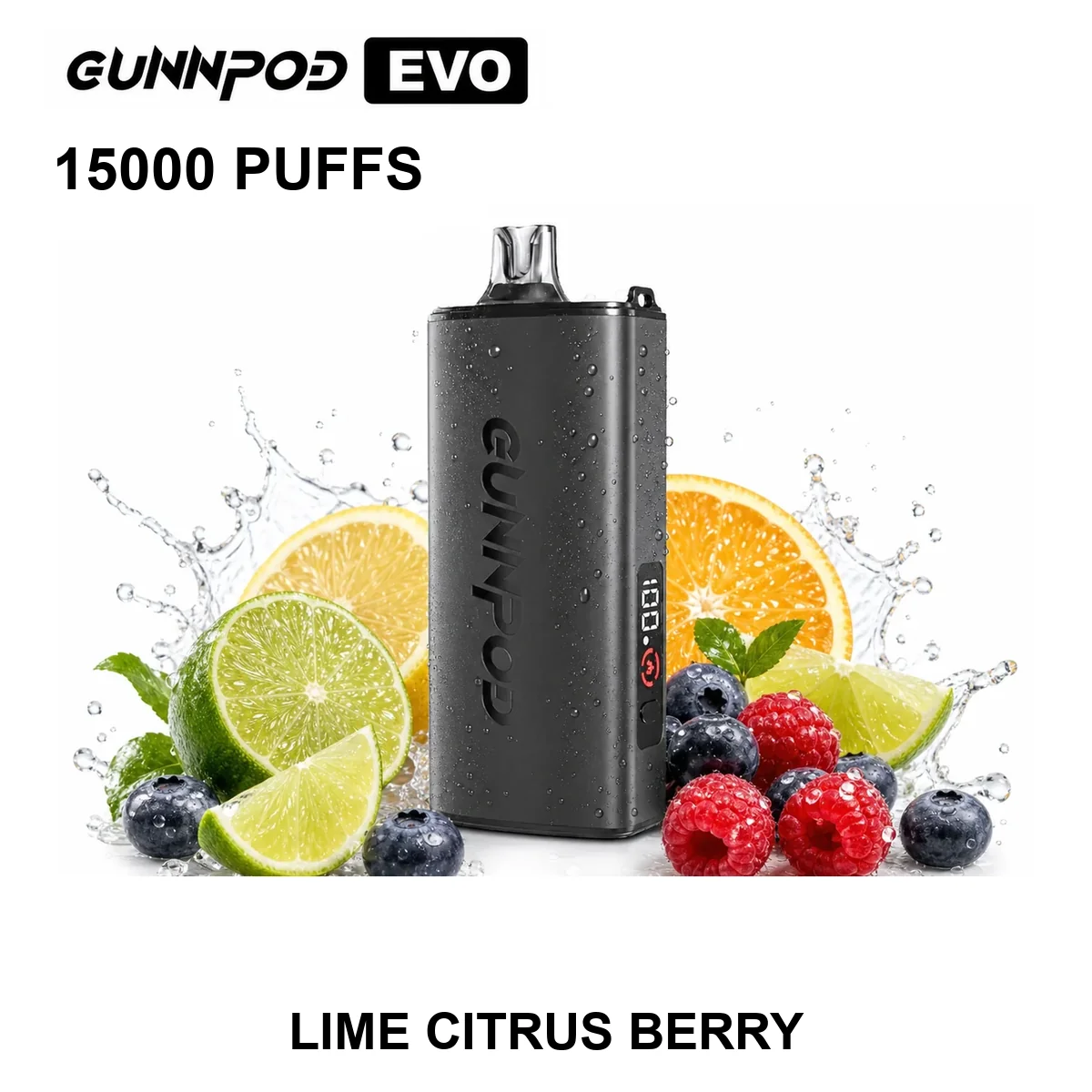 Lime Citrus Berry Gunnpod EVO 15000 Puffs