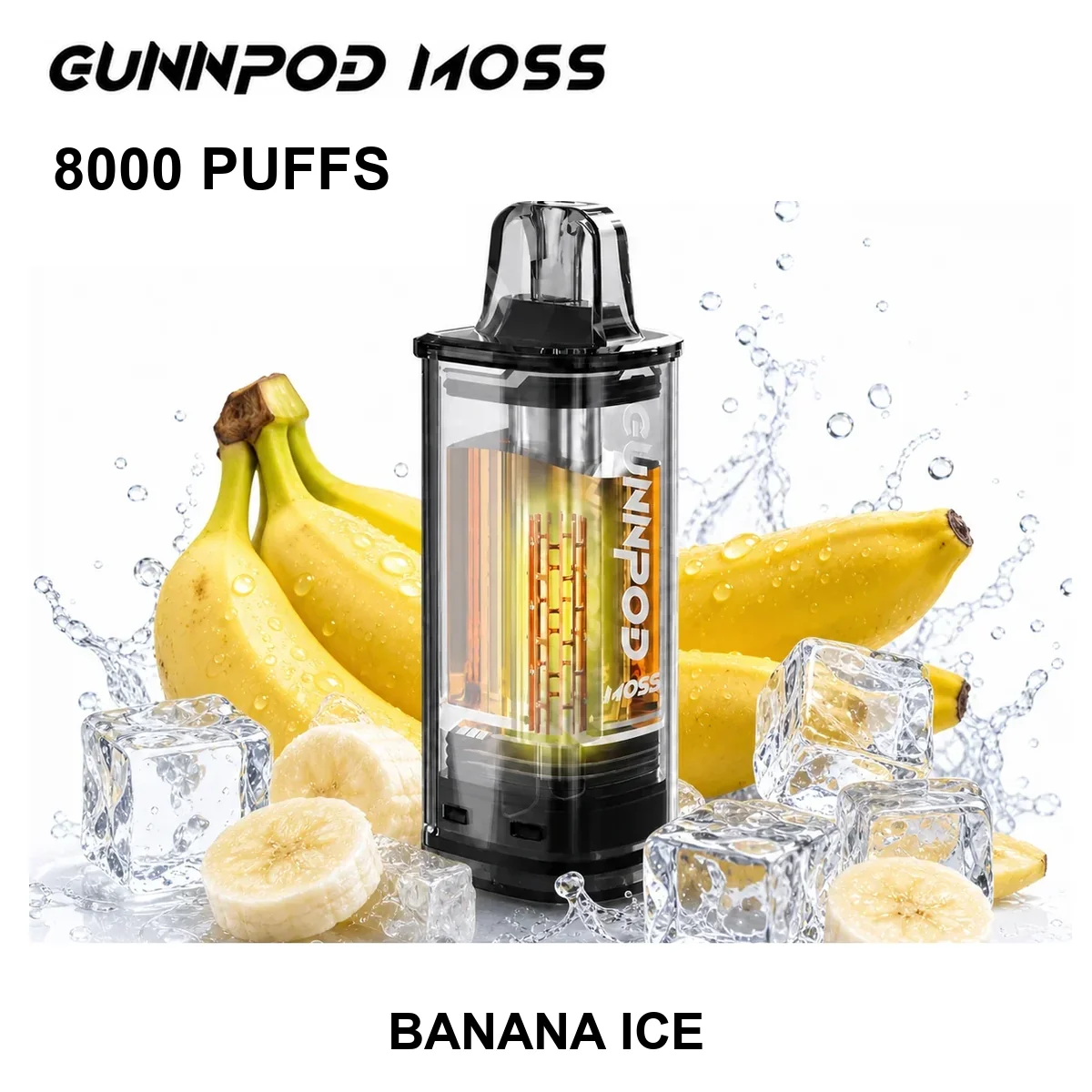Banana Ice Gunnpod Moss Pod 8000 Puffs