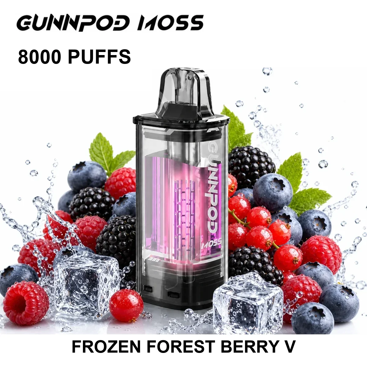 Frozen Forest Berry V Gunnpod Moss Pod 8000 Puffs